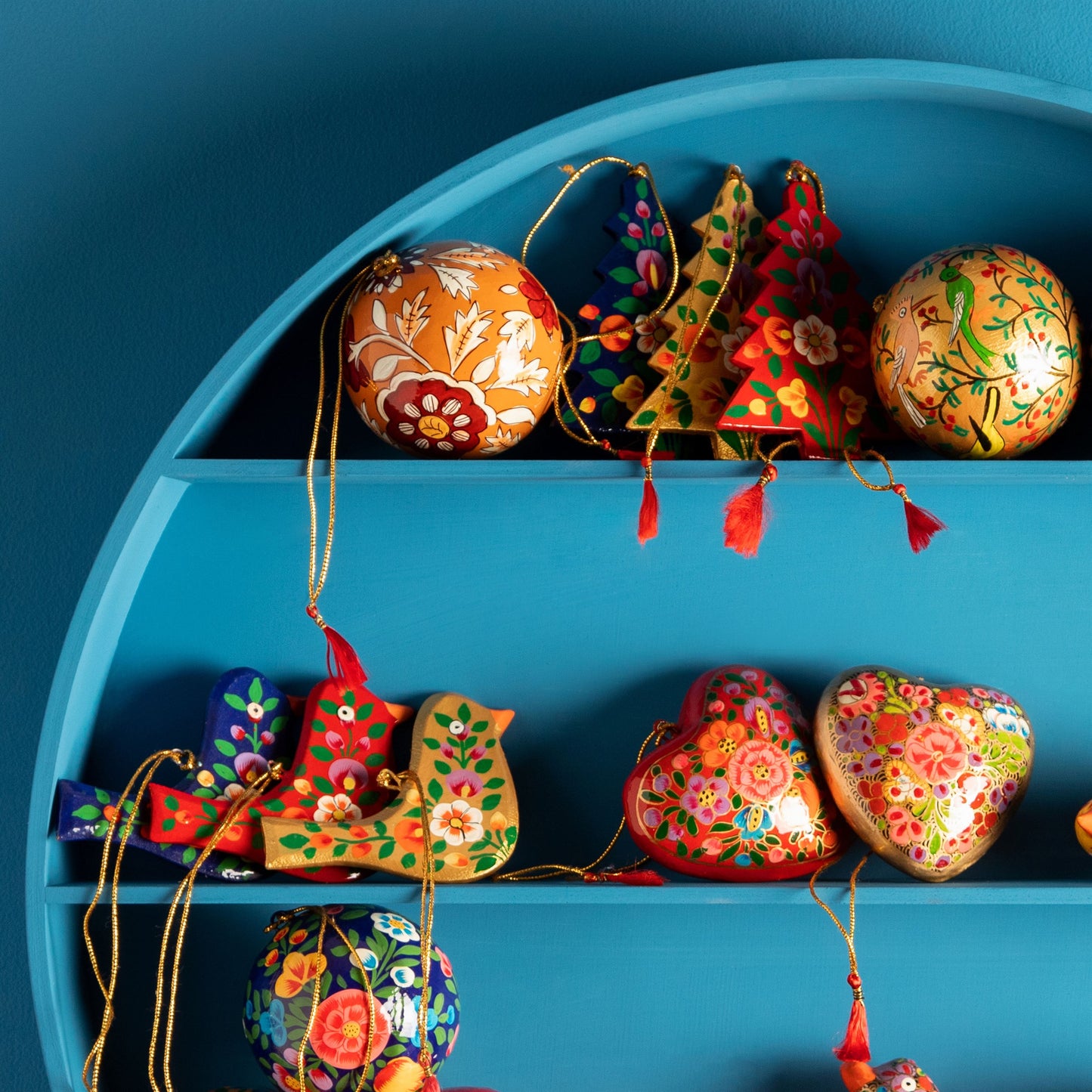 Kashmiri Bird Wooden Decoration