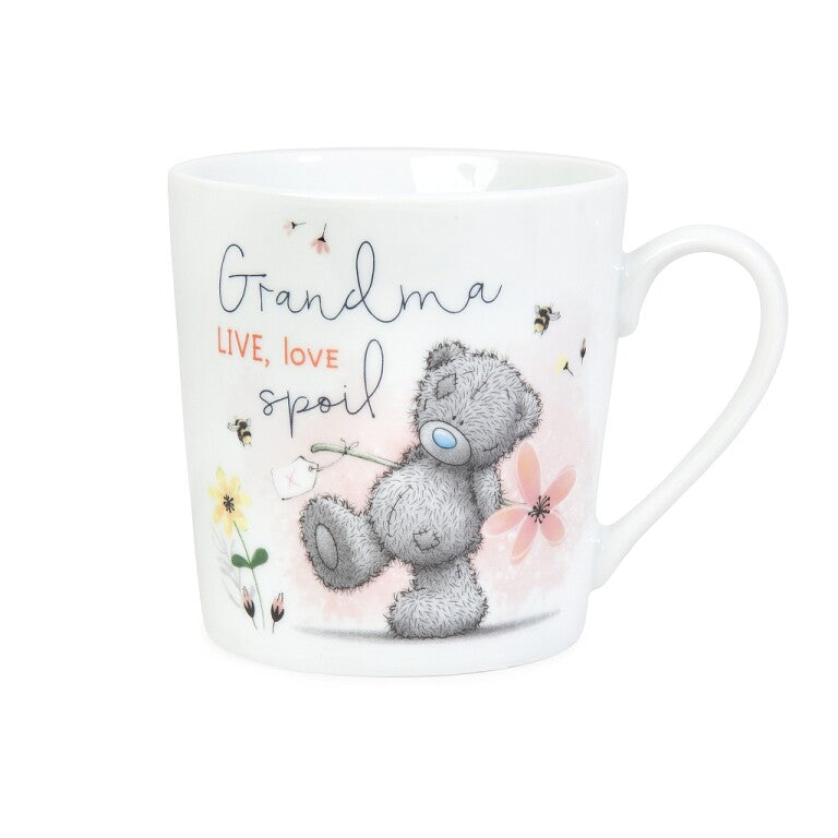 Me to you ' live, love, spoil' grandma mug
