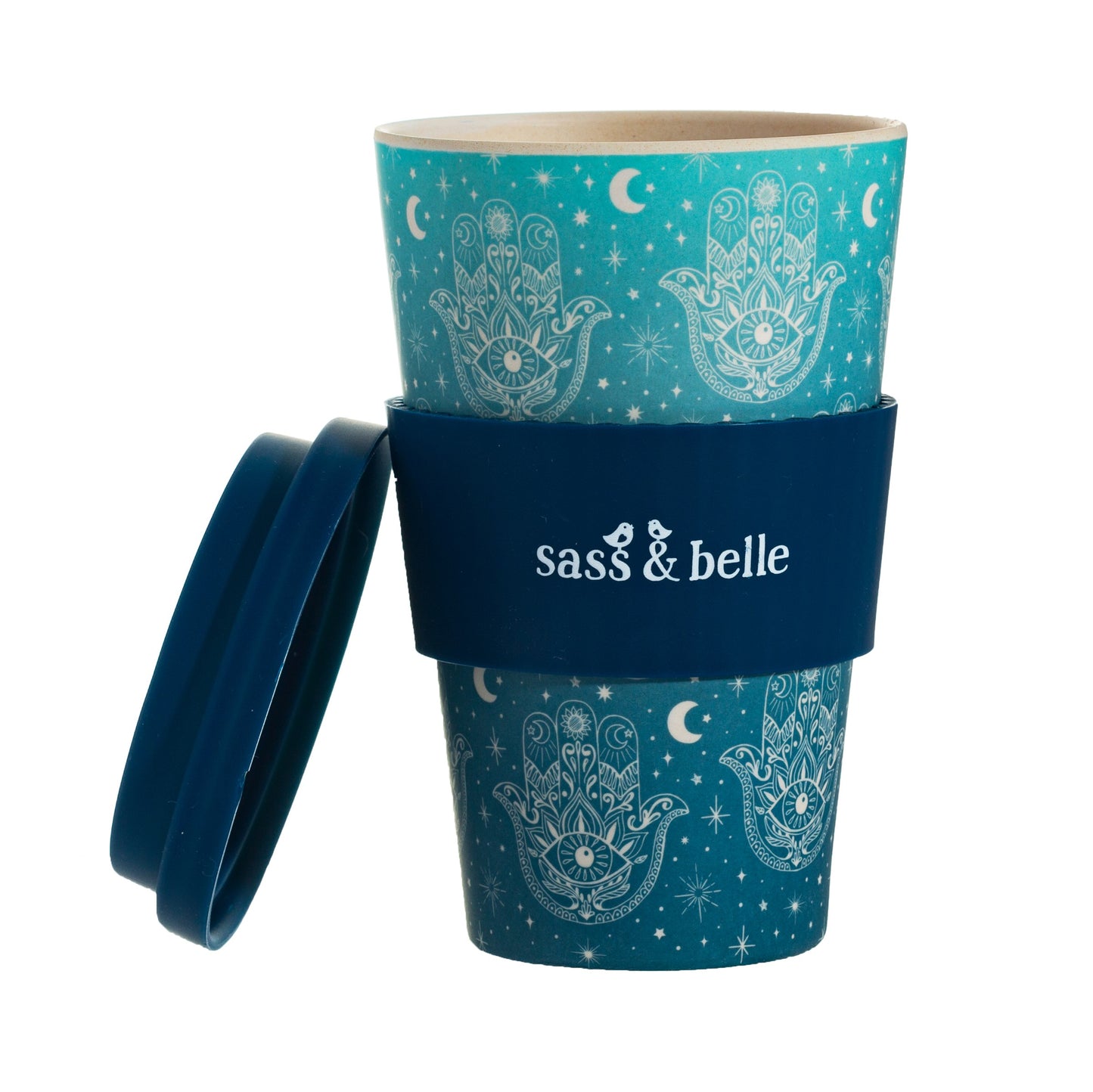 Hamsa Print Travel Mug