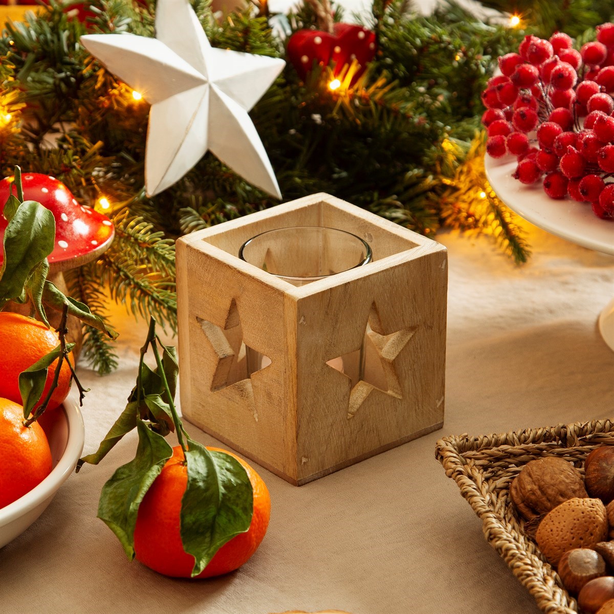 Cut Out Star Tealight