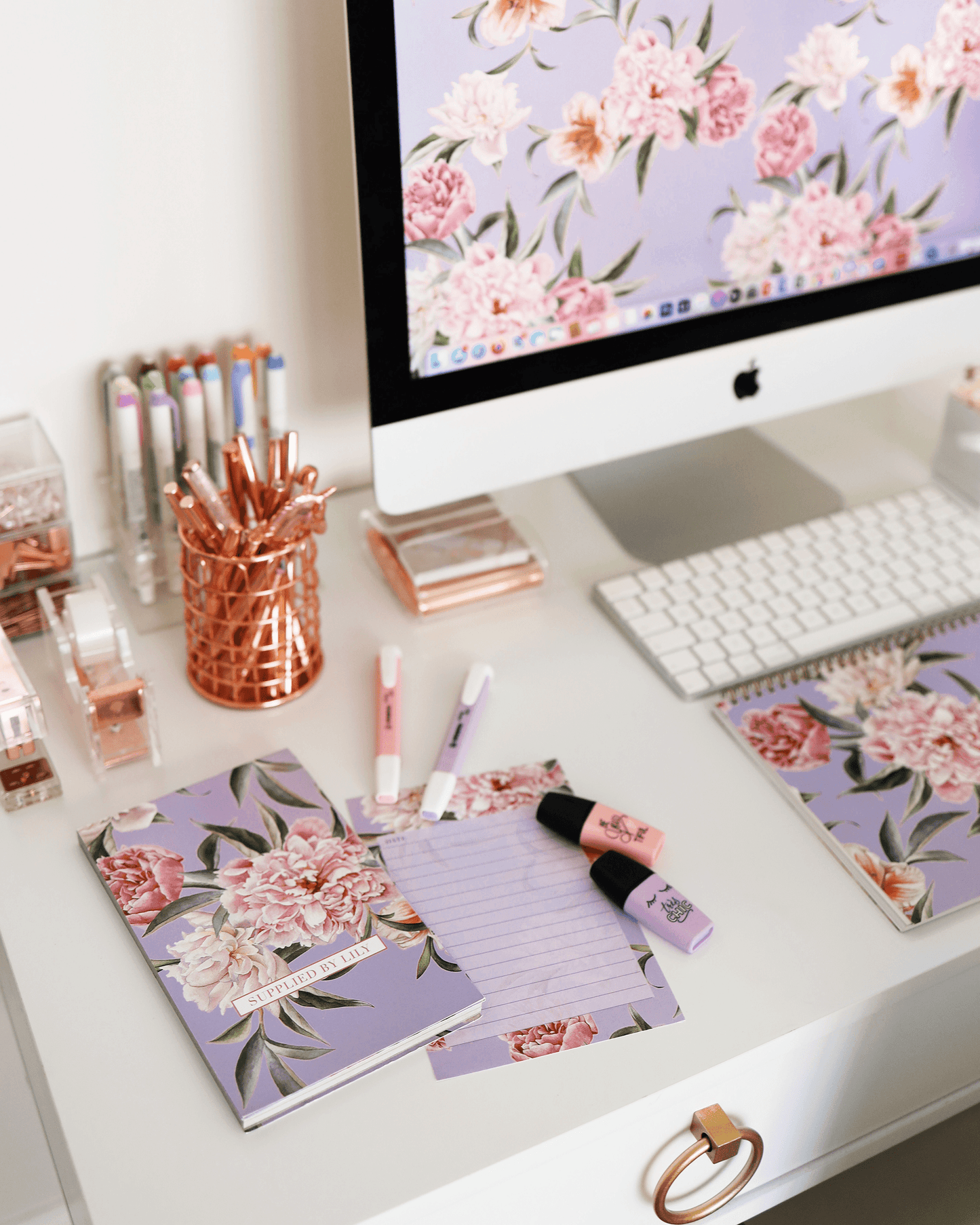 To Do List in Luxurious Lilac Floral