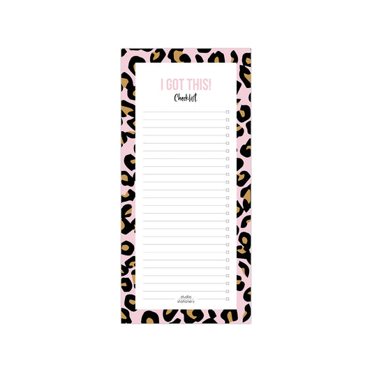 Note block Checklist I got this Cheetah