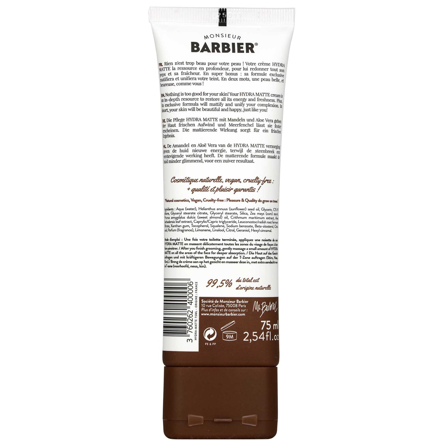 Moisturizing & mattifying cream HYDRA MATTE 75 ml