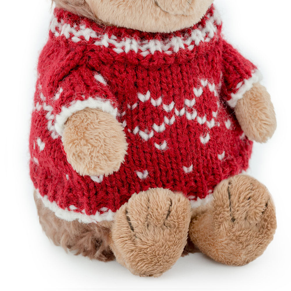 Prickle the Hedgehog in sweater