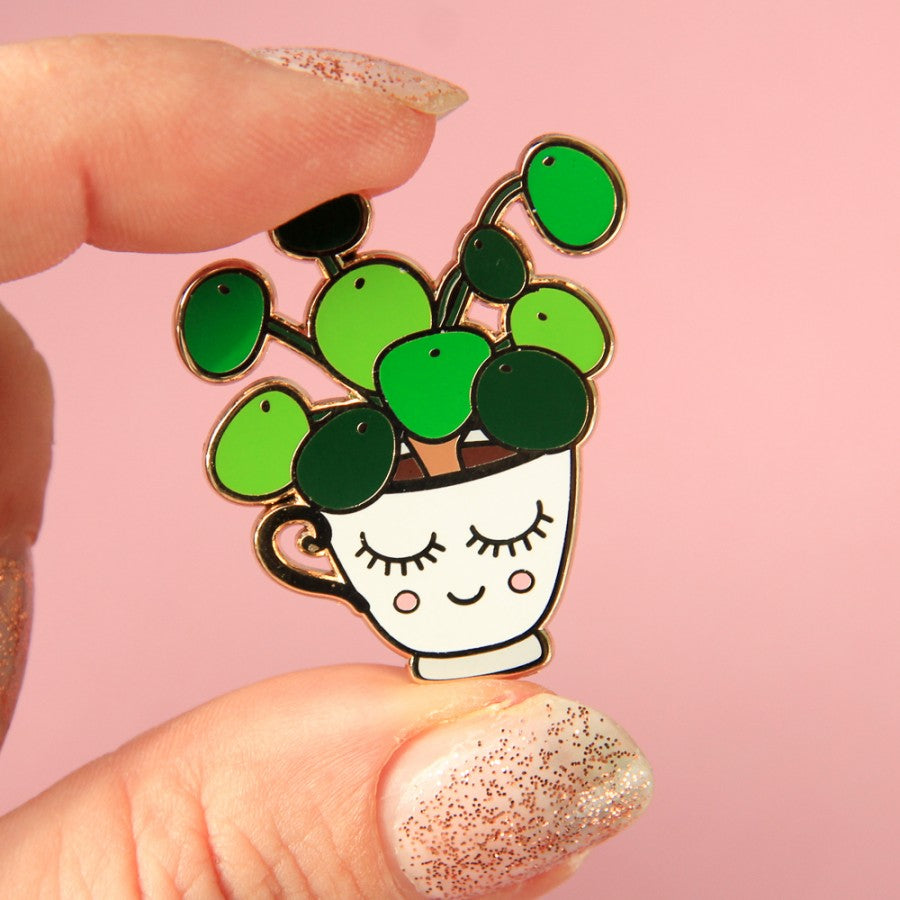 pilea white pin