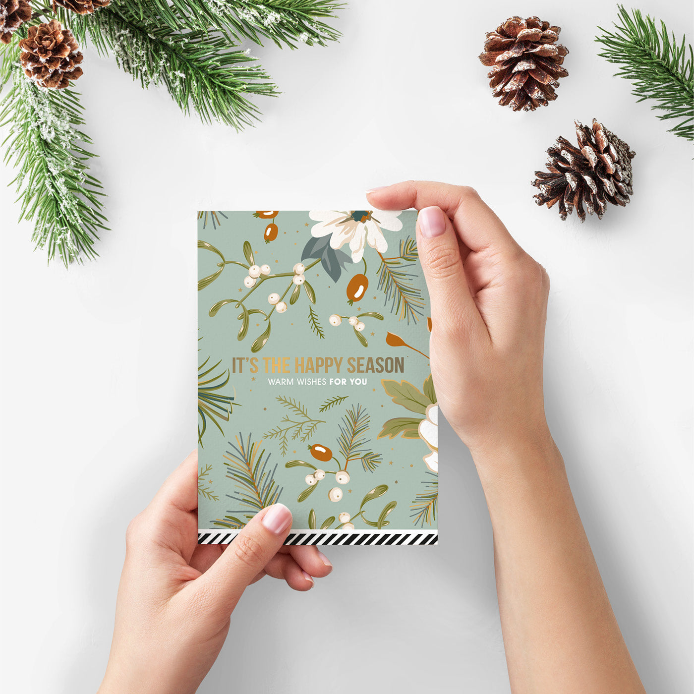 Vintage Christmas A6 greeting card