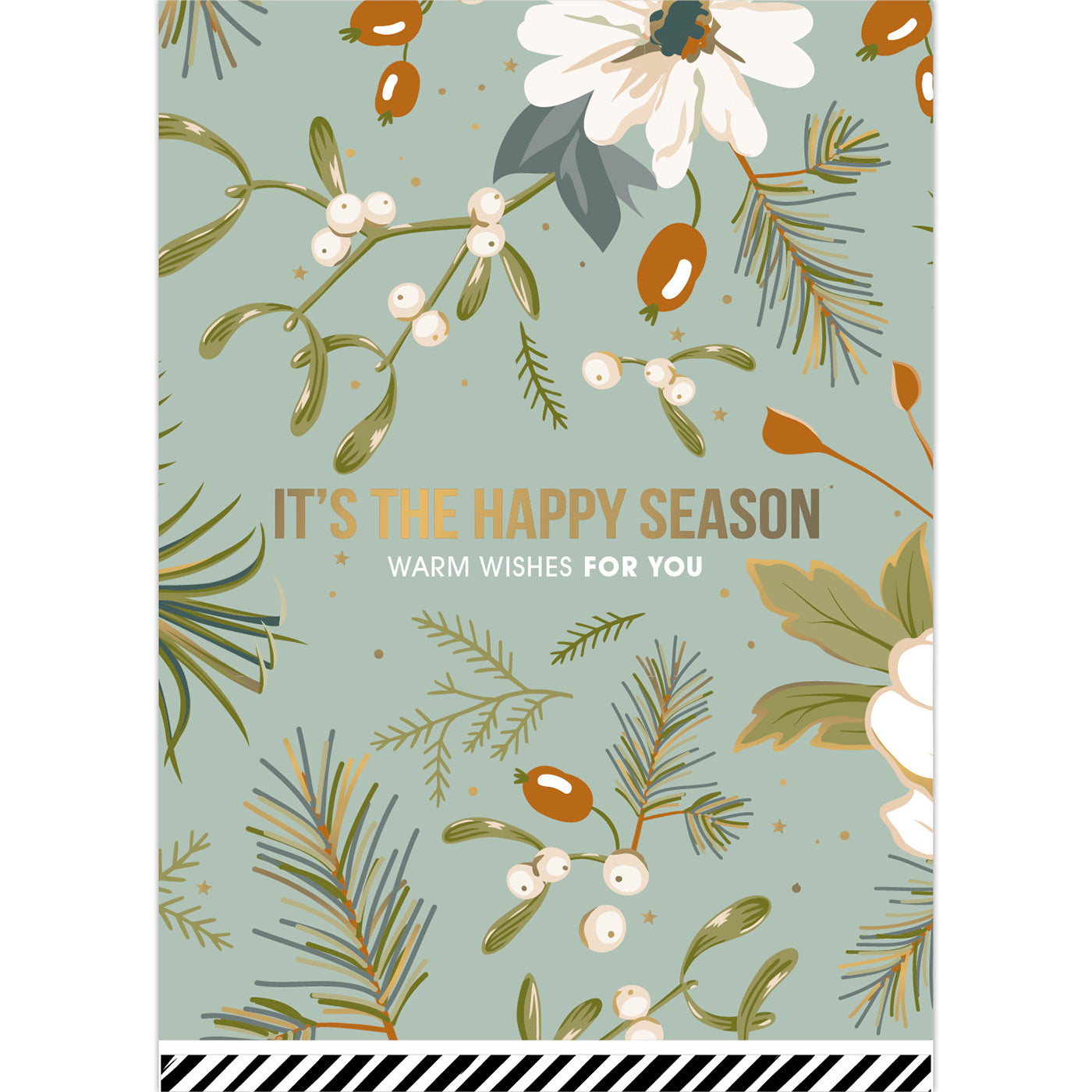 Vintage Christmas A6 greeting card