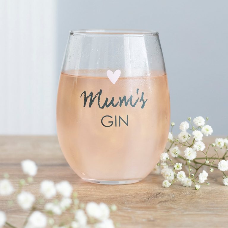 mum's gin glass