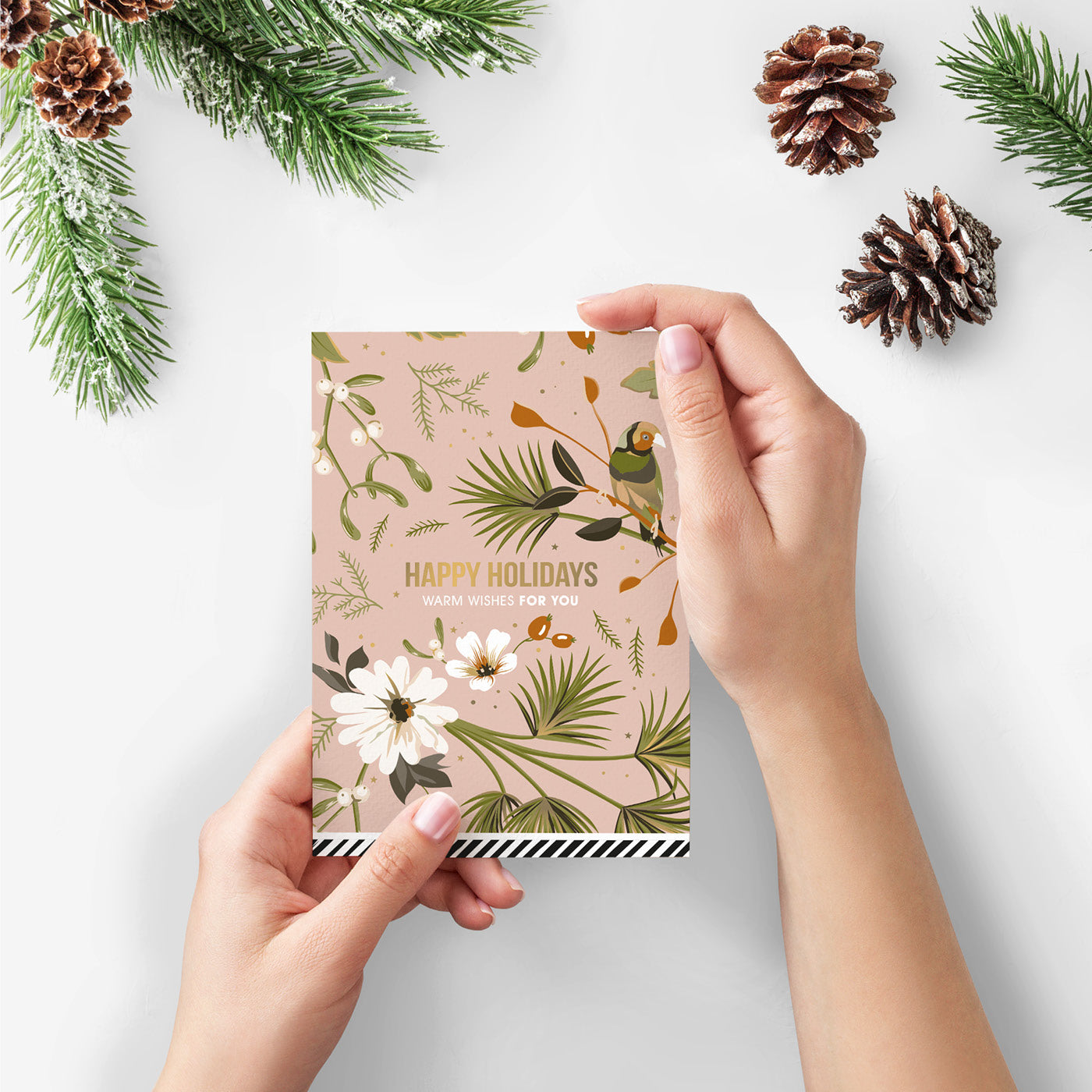 Vintage Christmas A6 greeting card