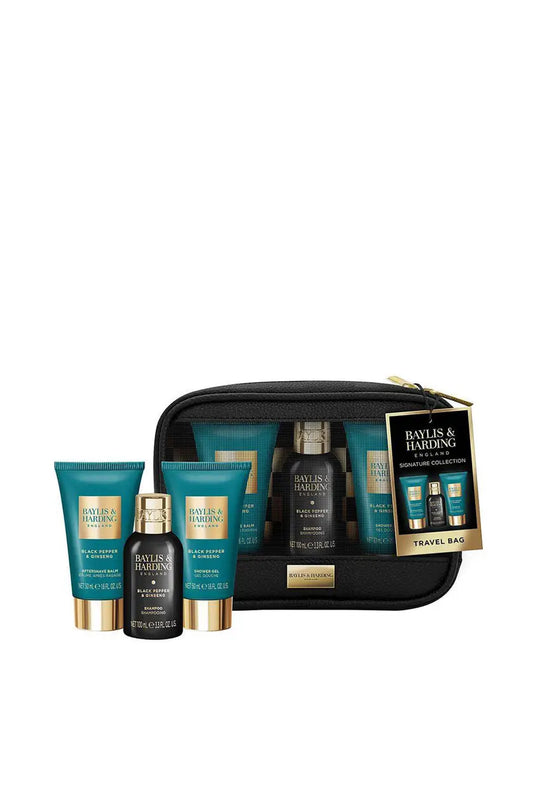 Baylis & Harding Black Pepper & Ginseng Travel Bag Gift Set