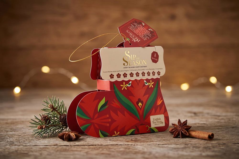 English teashop Santa's Stockings - Red