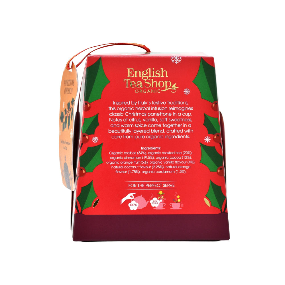 English Tea Shop Organic Panettone Infusion – 10 Pyramid Tea Bags