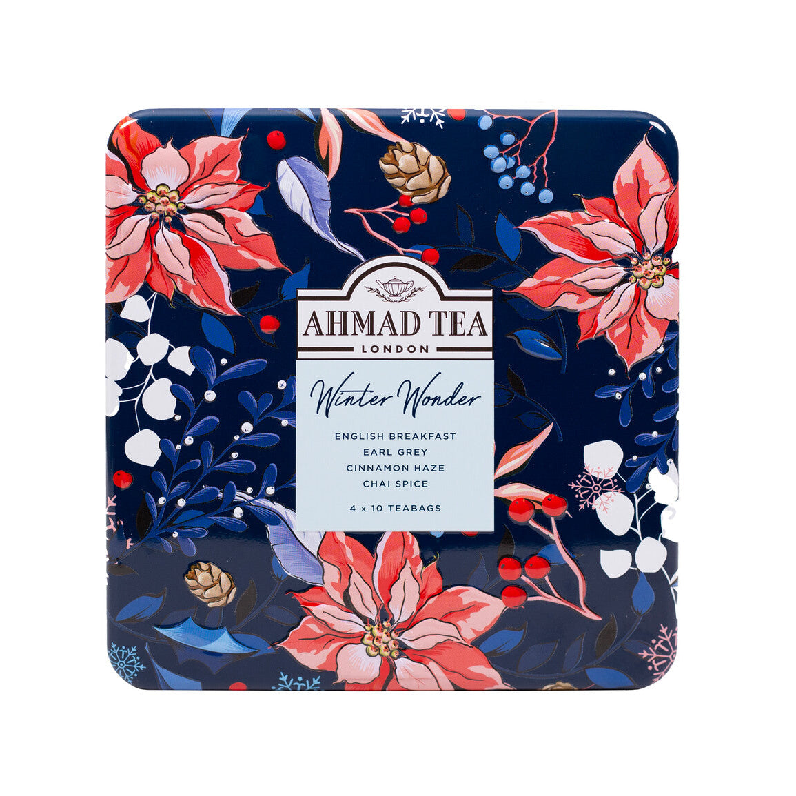 Ahmad Tea Winter Wonder Limited Edition Tea Caddy – 40 Tea Bags