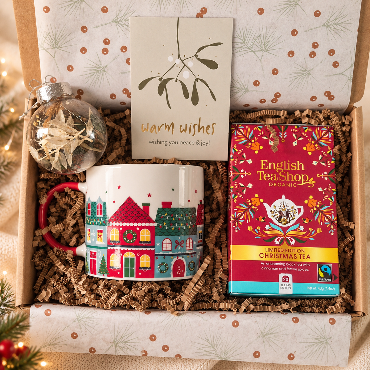 Cosy Christmas Tea & Mug Gift Box 🎄