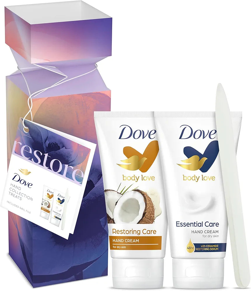 Dove restore hand collection treats + nail file