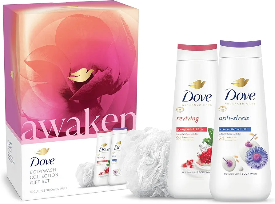 Dove Awaken body wash colour gift set