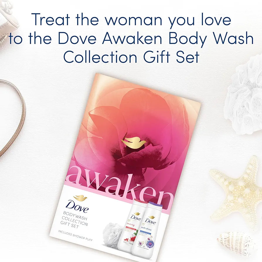 Dove Awaken body wash colour gift set