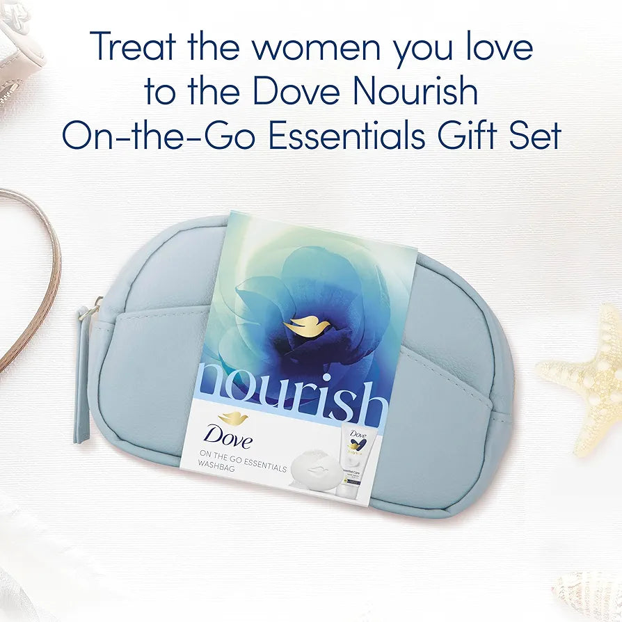 Dove nourish on the go essentials washbag