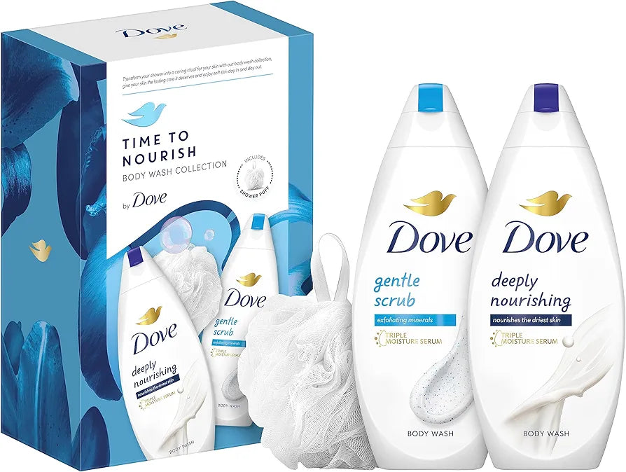 Dove time to nourish body wash collection