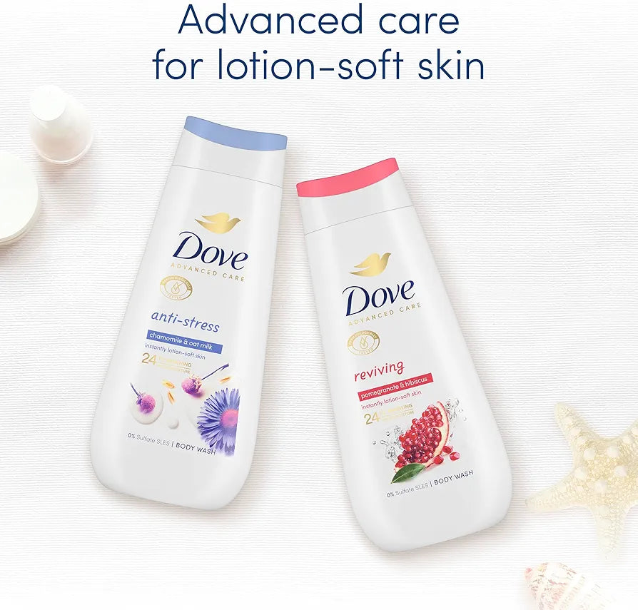 Dove Awaken body wash colour gift set