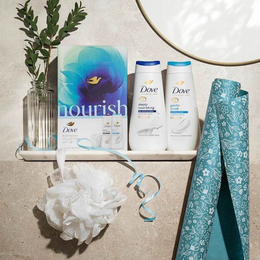 Dove Nourish body wash colour gift set