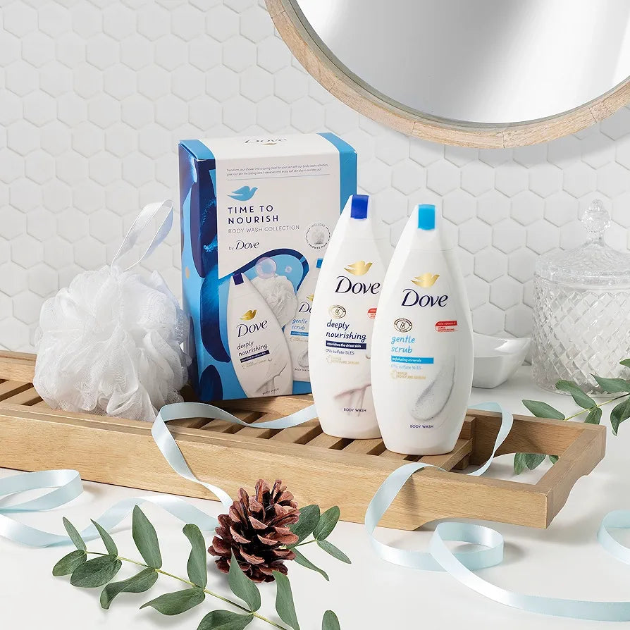 Dove time to nourish body wash collection