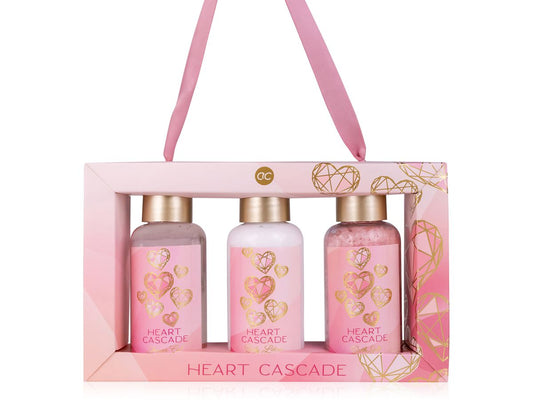 Heart cascade bath set