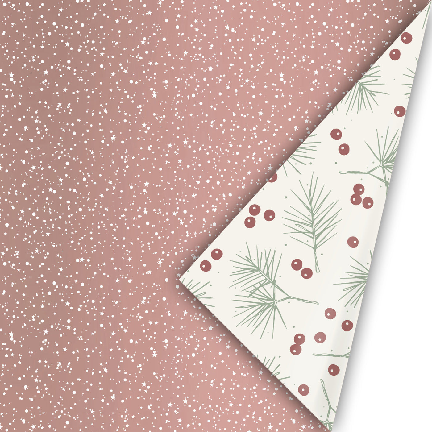 Twinkling stars Christmas wrapping roll