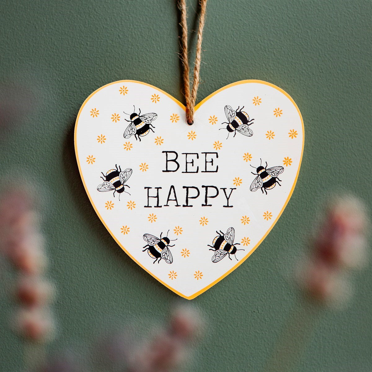 Bee happy plaque