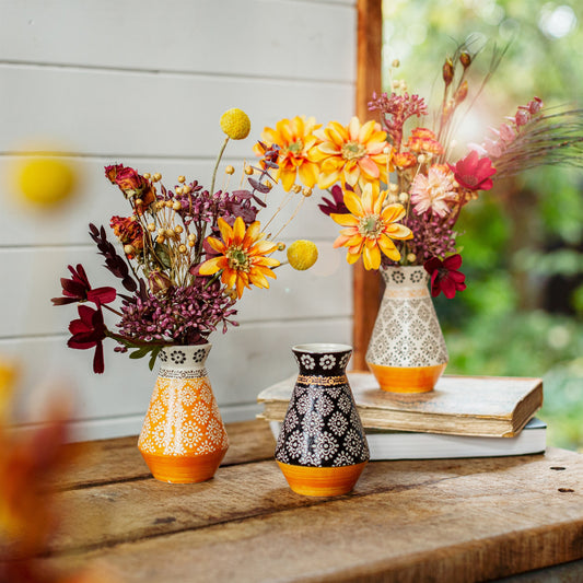 Global Craft Mini Vases - Set Of 3