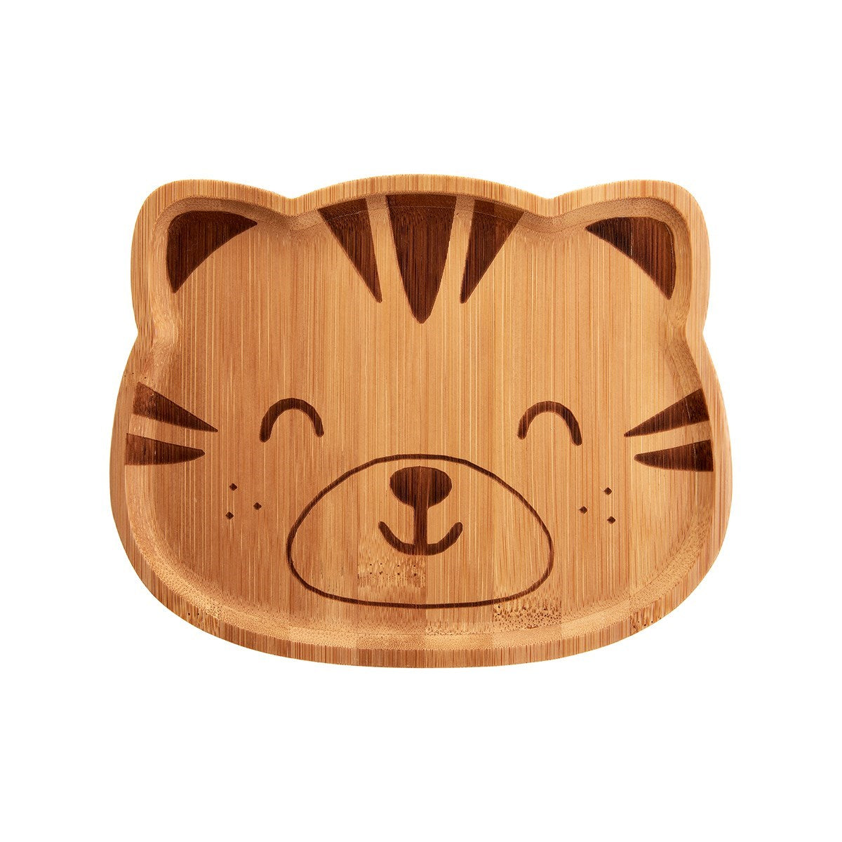 Tiger bamboo plate