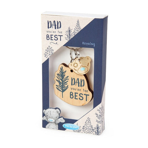 'Dad you're the best' keyring