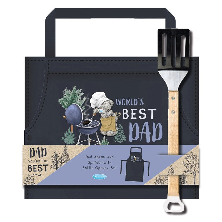 World Best dad apron & bbq gift set