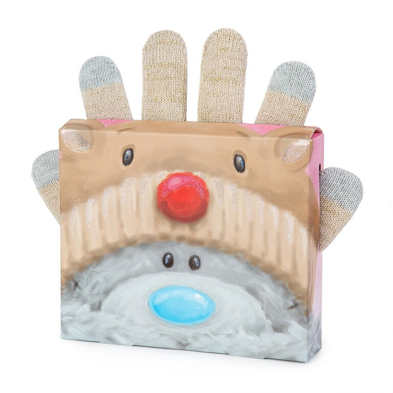 Tatty Teddy Reindeer Gloves