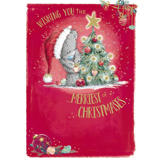 Me to You Tatty Teddy 'Wishing You the Merriest of Christmases' Christmas Card