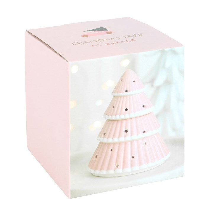 Pink Christmas Tree Oil Burner