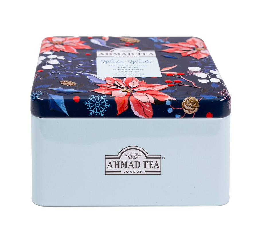 AHMAD TEA Winter Wonder Caddy – Limited Edition Tea Selection 40 Teabags