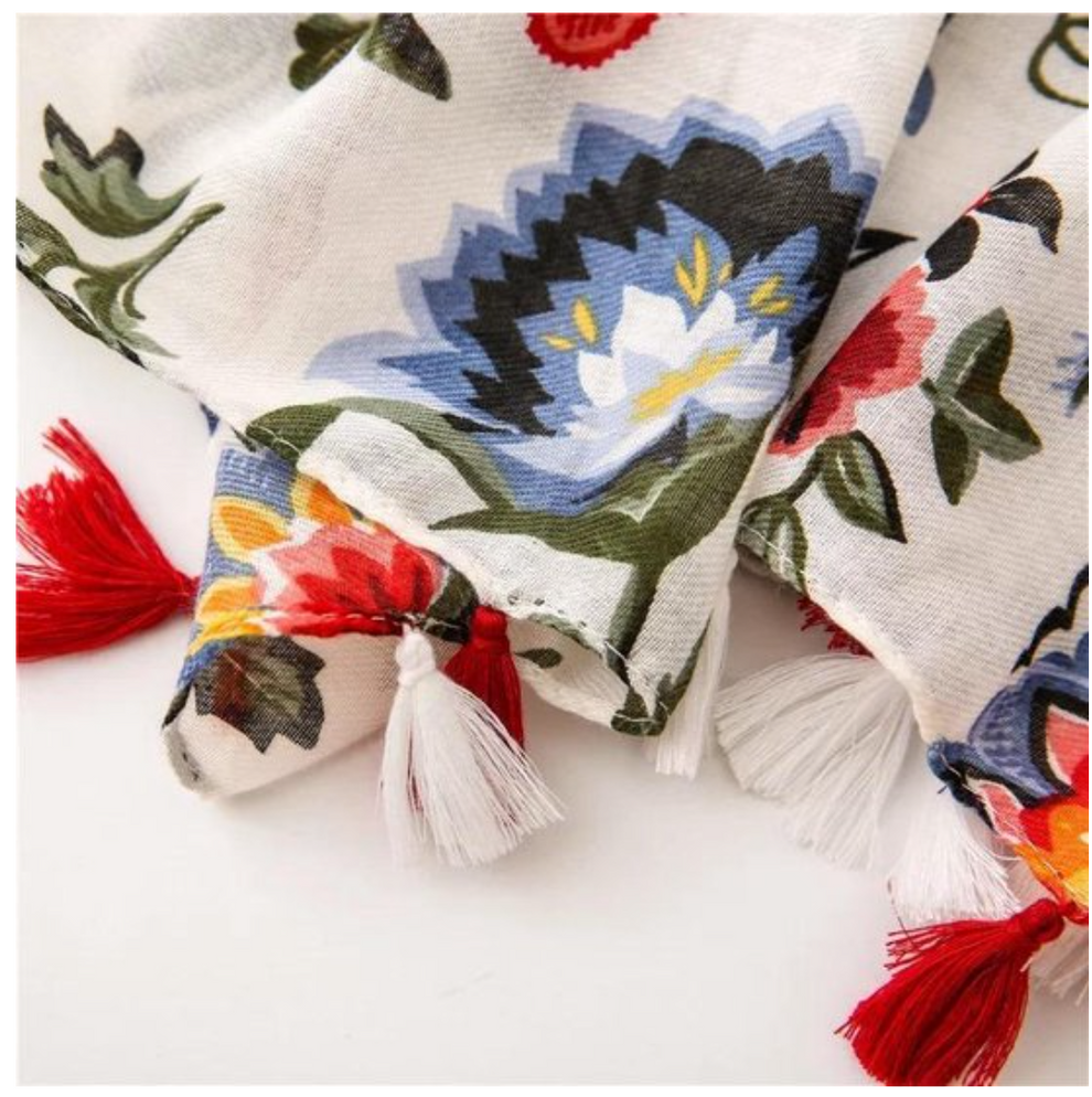 Floral scarf