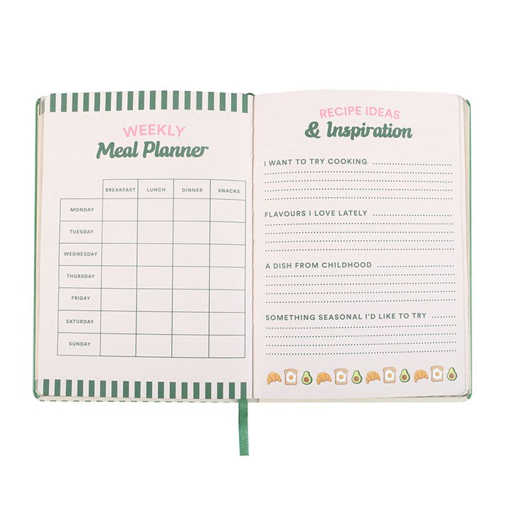 A5 Recipe Journal – Kitchen Notebook for Home Cooking & Baking