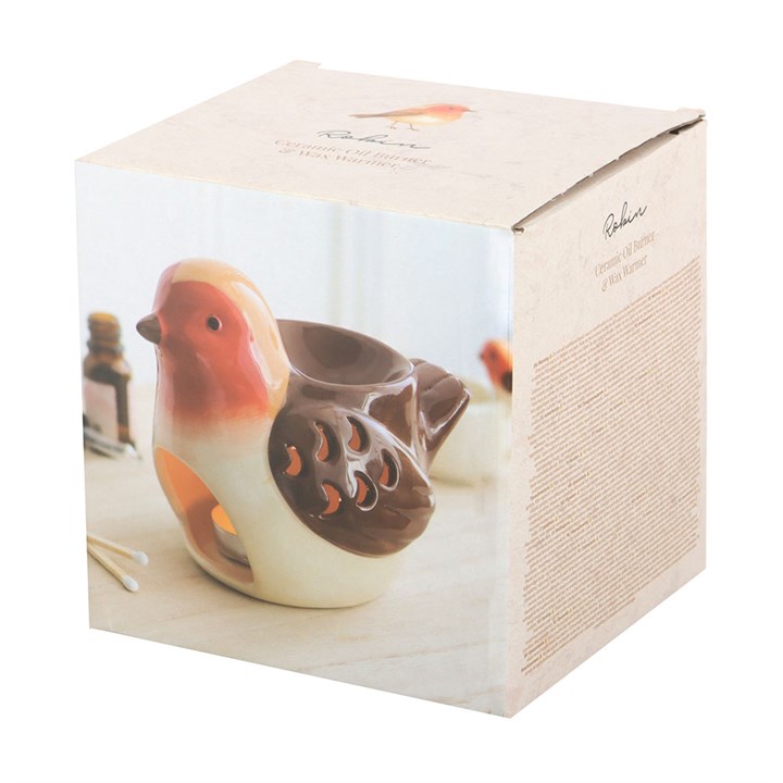 Robin Ceramic Oil Burner & Wax Warmer
