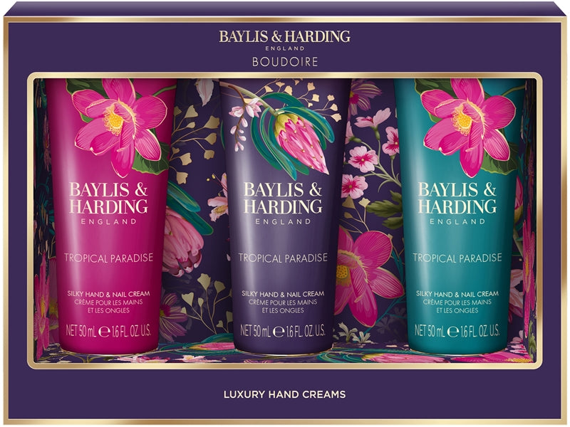 Baylis & Harding Boudoire Tropical Paradise Luxury Hand & Nail Cream Gift Set