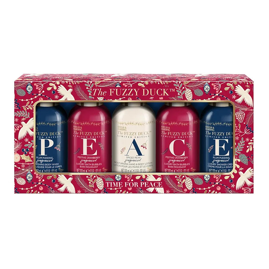 The Fuzzy Duck Winter Wonderland Time For Peace Gift Set