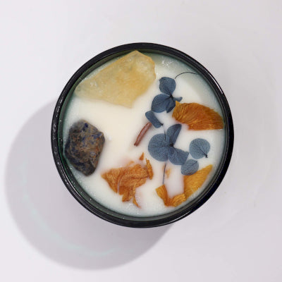 Hop Hare Crystal Magic Candle – Lemon Horizon Bliss ✨☀️