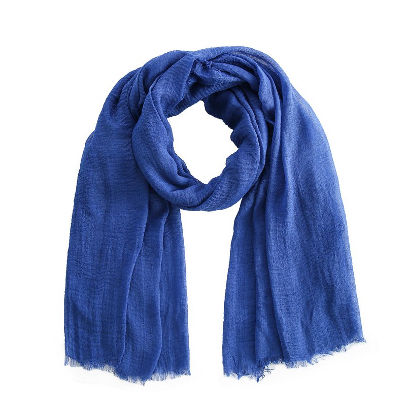 The all time essential scarf - cobalt blue