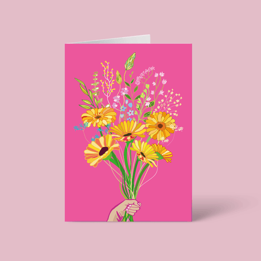 Floral Bouquet Greeting Card