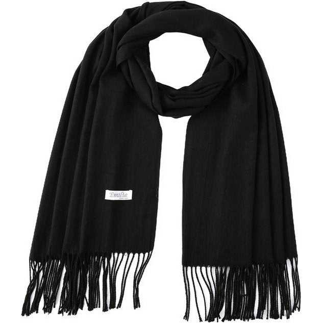 Extra Large Pashmina Scarf – Black