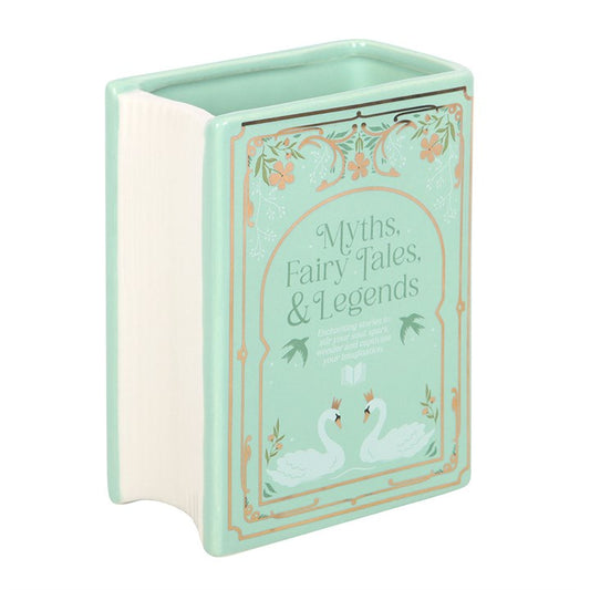 Book Vase – Ceramic Decorative Vase (Green or Pink)