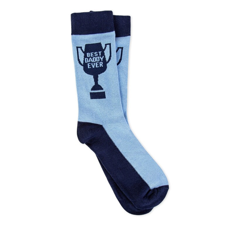 'Best Daddy Ever' socks