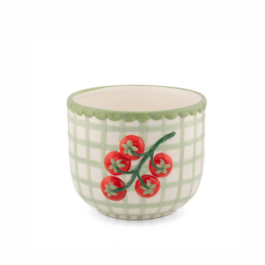 Handpainted Tomato Planter
