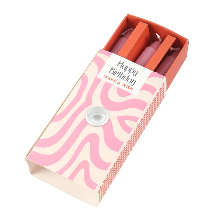 Mini Birthday Candle Set – “Make a Wish” Celebration Gift